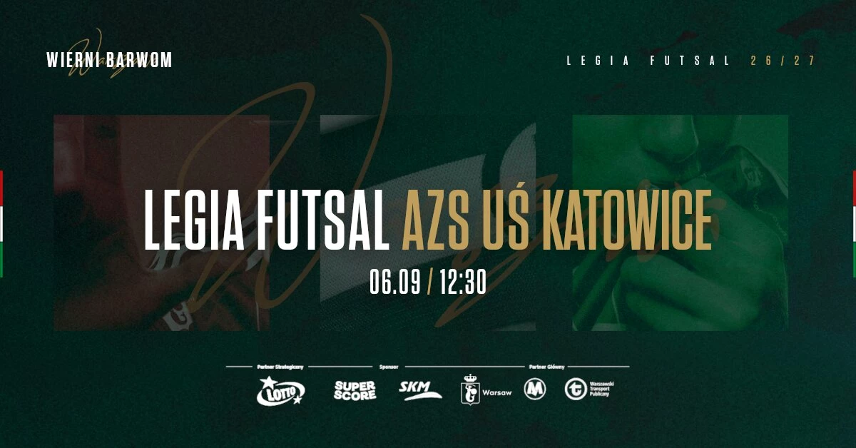Legia Warszawa Futsal vs AZS UŚ Katowice