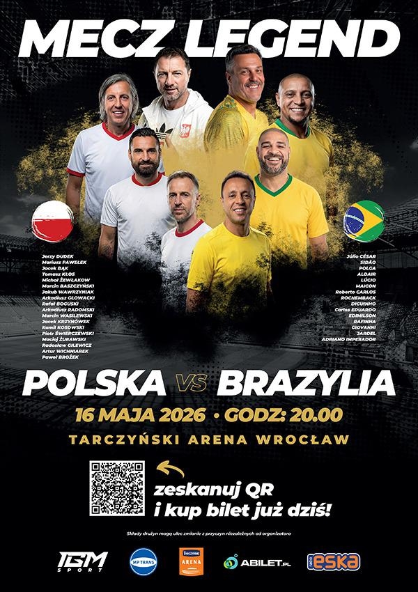 Bilety Mecz Legend Polska Brazylia