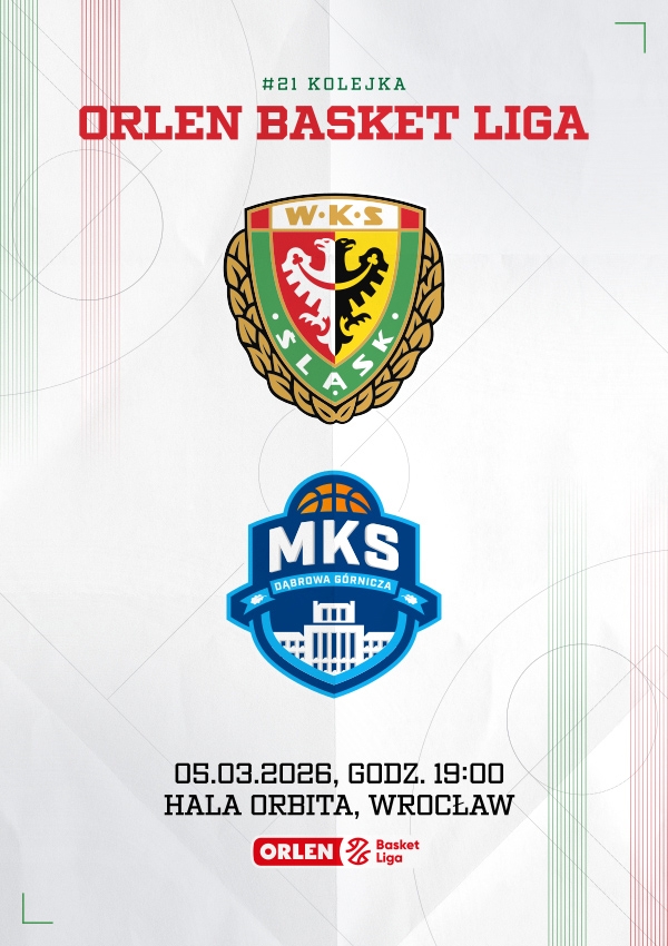 Bilety WKS Śląsk Wrocław vs MKS Dąbrowa Górnicza