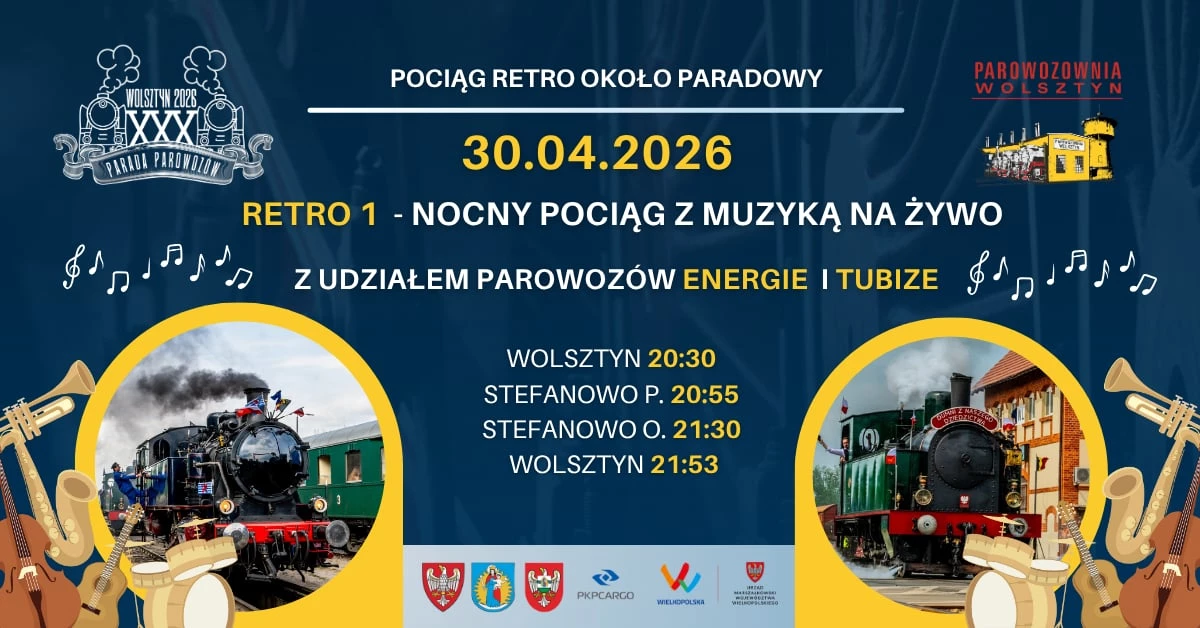 RETRO 1 - Nocny pociąg z muzyką na żywo